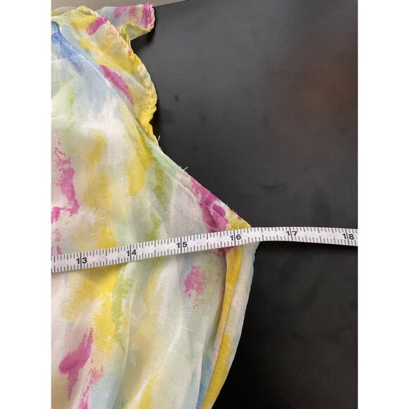 ANTHROPOLOGIE Watercolor Maxi Dress size 2 - Picture 8 of 11